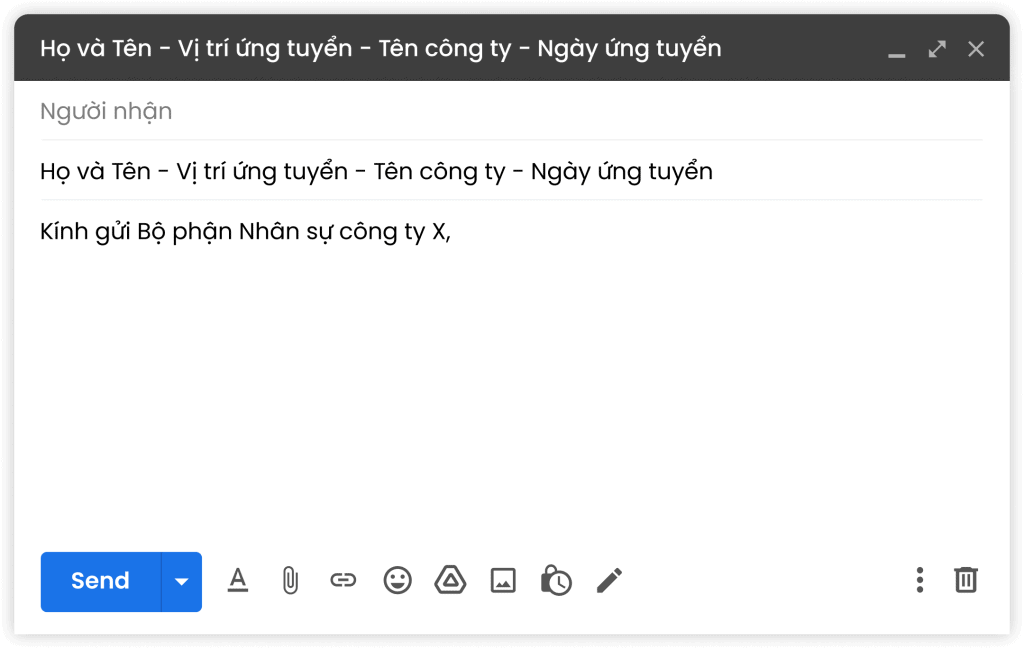 Tiêu đề email xin việc giúp bạn tiếp cận gần hơn với nhà tuyển dụng